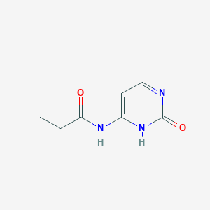 molecular formula C7H9N3O2 B8194321 N-丙酰胞嘧啶 