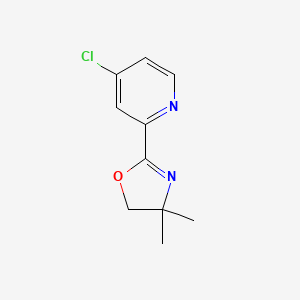 2-(4,4-Dimethyl-2-oxazoline-2-yl)-4-chloropyridine