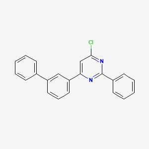 4-([1,1'-Biphenyl]-3-yl)-6-chloro-2-phenylpyrimidine