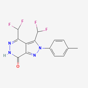 3,4-Bis(difluoromethyl)-2-(p-tolyl)-2H-pyrazolo[3,4-d]pyridazin-7(6H)-one