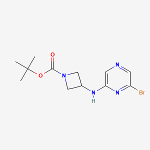tert-Butyl 3-[(6-bromopyrazin-2-yl)amino]azetidine-1-carboxylate