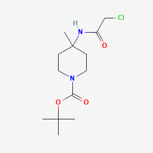 tert-Butyl 4-(2-chloroacetamido)-4-methylpiperidine-1-carboxylate