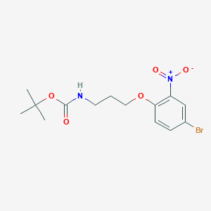 Tert-butyl (3-(4-bromo-2-nitrophenoxy)propyl)carbamate