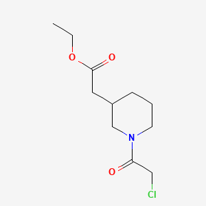 Ethyl 2-(1-(2-chloroacetyl)piperidin-3-yl)acetate