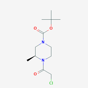 (S)-tert-butyl 4-(2-chloroacetyl)-3-methylpiperazine-1-carboxylate