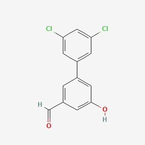 3',5'-Dichloro-5-hydroxy-[1,1'-biphenyl]-3-carbaldehyde