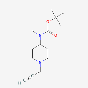 tert-Butyl N-methyl-N-(1-prop-2-ynyl-4-piperidyl)carbamate