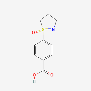 4-(1-oxo-4,5-dihydro-3H-1lambda6,2-thiazol-1-yl)benzoic acid