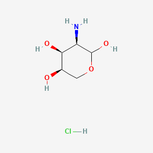 (3R,4S,5R)-3-aminooxane-2,4,5-triol;hydrochloride