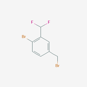 4-Bromo-3-(difluoromethyl)benzyl bromide
