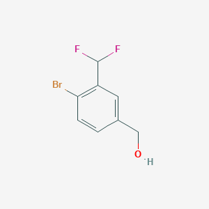 (4-Bromo-3-(difluoromethyl)phenyl)methanol