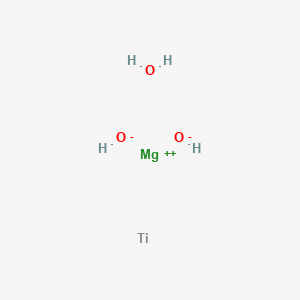 molecular formula H4MgO3Ti B8194926 Magnesium;titanium;dihydroxide;hydrate 