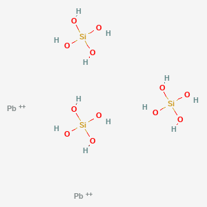 molecular formula H12O12Pb2Si3+4 B8194959 Silicic acid (H4SiO4), lead(2+) salt (2:3) (9CI) 