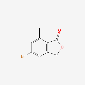 molecular formula C9H7BrO2 B8195021 5-bromo-7-methylisobenzofuran-1(3H)-one 