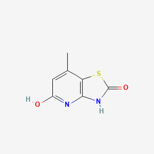 5-hydroxy-7-methyl-3H-[1,3]thiazolo[4,5-b]pyridin-2-one