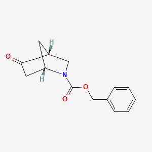 molecular formula C14H15NO3 B8195164 benzyl (1S,4R)-5-oxo-2-azabicyclo[2.2.1]heptane-2-carboxylate 
