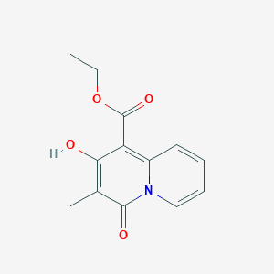 molecular formula C13H13NO4 B8195181 Ethyl 2-hydroxy-3-methyl-4-oxo-4h-quinolizine-1-carboxylate 