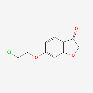 6-(2-chloroethoxy)benzofuran-3(2H)-one