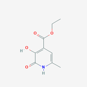 Ethyl 3-hydroxy-6-methyl-2-oxo-1,2-dihydropyridine-4-carboxylate