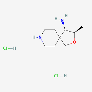 (3R,4S)-3-Methyl-2-oxa-8-azaspiro[4.5]decan-4-amine dihydrochloride