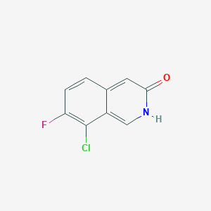 8-Chloro-7-fluoroisoquinolin-3-ol