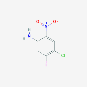 molecular formula C6H4ClIN2O2 B8195400 4-Chloro-5-iodo-2-nitroaniline 