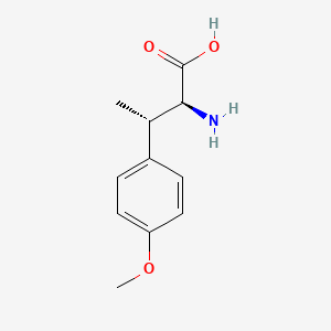 molecular formula C11H15NO3 B8195514 (2S,3S)-2-amino-3-(4-methoxyphenyl)butanoic acid 