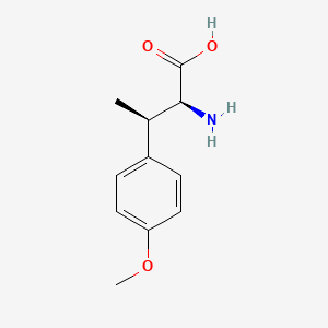 molecular formula C11H15NO3 B8195547 (2S,3R)-2-amino-3-(4-methoxyphenyl)butanoic acid 