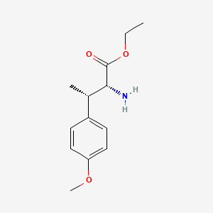 ethyl (2R,3S)-2-amino-3-(4-methoxyphenyl)butanoate