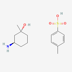(1R,3R)-3-amino-1-methylcyclohexan-1-ol;4-methylbenzenesulfonic acid