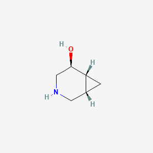 molecular formula C6H11NO B8195704 (1S,5S,6R)-3-azabicyclo[4.1.0]heptan-5-ol 