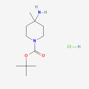 Tert-butyl 4-amino-4-methylpiperidine-1-carboxylate;hydrochloride