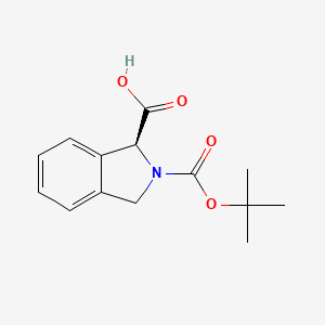 (S)-2-(tert-butoxycarbonyl)isoindoline-1-carboxylic acid