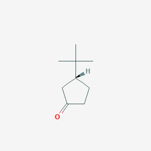 Cyclopentanone, 3-(1,1-dimethylethyl)-, (R)-