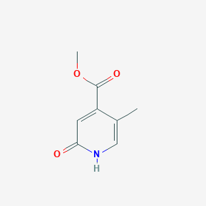 molecular formula C8H9NO3 B8195782 Methyl 2-hydroxy-5-methylisonicotinate 