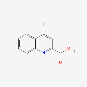 molecular formula C10H6FNO2 B8195790 4-Fluoroquinoline-2-carboxylic acid 