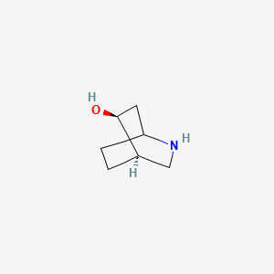molecular formula C7H13NO B8195825 (4R,5S)-2-azabicyclo[2.2.2]octan-5-ol 