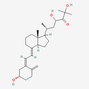 molecular formula C27H42O4 B8195932 23,25-Dihydroxy-24-oxovitamin D3 