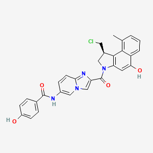 molecular formula C29H23ClN4O4 B8195935 Seco-DUBA CAS No. 1227961-59-2