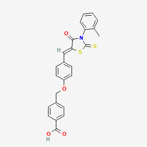 molecular formula C25H19NO4S2 B8195949 Slingshot inhibitor D3 