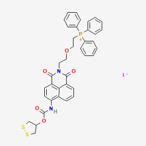 molecular formula C38H34IN2O5PS2 B8195963 Mito-TRFS 