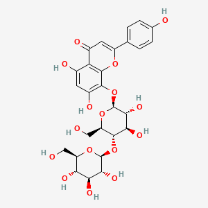 molecular formula C27H30O16 B8195984 4 inverted exclamation mark+/--O-Glucosylvitexin 