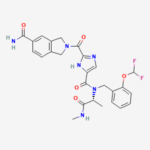 molecular formula C26H26F2N6O5 B8196067 Tak1-IN-2 