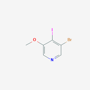 molecular formula C6H5BrINO B8196088 3-Bromo-4-iodo-5-methoxypyridine 