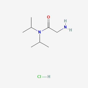 2-amino-N,N-di(propan-2-yl)acetamide;hydrochloride
