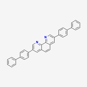 molecular formula C36H24N2 B8196164 3,8-Di([1,1'-biphenyl]-4-yl)-1,10-phenanthroline 