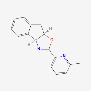 molecular formula C16H14N2O B8196168 (3AS,8aR)-2-(6-methylpyridin-2-yl)-3a,8a-dihydro-8H-indeno[1,2-d]oxazole 