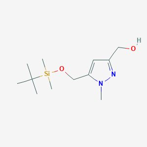 (5-(((tert-Butyldimethylsilyl)oxy)methyl)-1-methyl-1H-pyrazol-3-yl)methanol