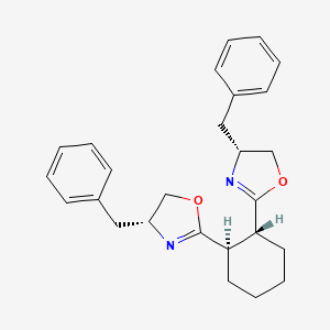 (1R,2R)-1,2-Bis((R)-4-benzyl-4,5-dihydrooxazol-2-yl)cyclohexane