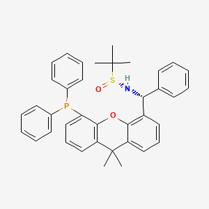 [S(R)]-N-[(R)-[5-(Diphenylphosphino)-9,9-dimethyl-9H-xanthen-4-yl]phenylmethyl]-2-methyl-2-propanesulfinamide